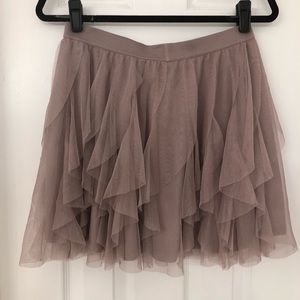 LC Lauren Conrad Mauve Tulle Skirt- Size Medium